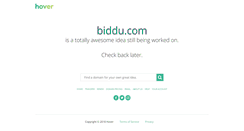 Desktop Screenshot of biddu.com